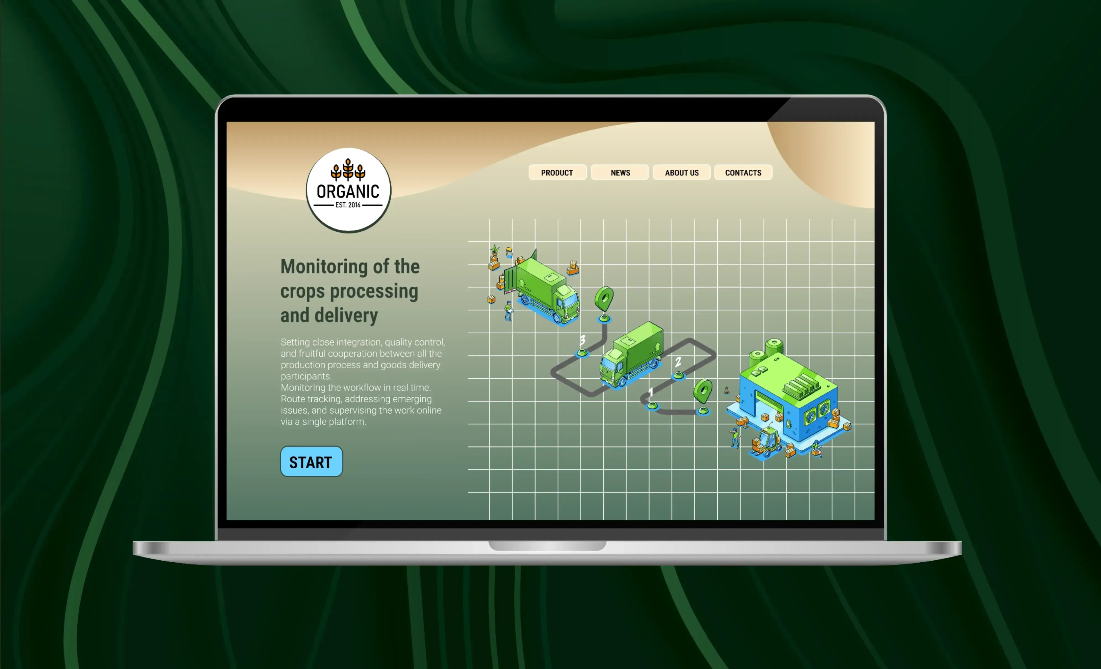 Agriculture software interface Agriculture software interface